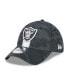 Фото #1 товара Men's Black Las Vegas Raiders 2024 Sideline 39THIRTY Flex Hat