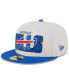 Фото #4 товара Men's Stone, Royal Buffalo Bills 2023 NFL Draft On Stage 59FIFTY Fitted Hat