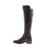 Bed Stu Kathleen F393027 Womens Black Leather Zipper Knee High Boots