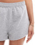 Фото #5 товара ASOS DESIGN high rise sweat short in grey marl