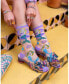 Фото #3 товара Women's Whimsical Mermaid Ruffle Sheer Sock