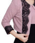 Фото #16 товара Petite Lace-Detail 2 Piece Textured Knit Dress Set