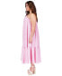 Фото #4 товара Plus Size Petal-Print Chain-Strap Maxi Dress