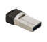 Transcend JetFlash 890 32GB - 32 GB - USB Type-A / USB Type-C - 3.2 Gen 1 (3.1 Gen 1) - Cap - 3 g - Black - Silver