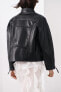 Zw collection leather jacket with zips