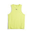Puma Fit Ultrabreathe Crew Neck Athletic Tank Top Mens Yellow Casual Athletic 5