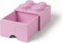 Фото #1 товара Хранилище для игрушек Лего Room Copenhagen Brick Drawer 4 розовый (RC40051738)