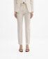 ფოტო #1 პროდუქტის Women's 100% Linen Suit Trousers