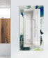 Фото #5 товара 'Ephemeral' Rectangular On Free Floating Printed Tempered Art Glass Beveled Mirror, 54" x 28"