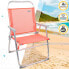 AKTIVE Beach High Aluminum Folding Chair