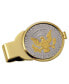 ფოტო #1 პროდუქტის Men's Selectively Gold-Layered Presidential Seal Half Dollar Coin Money Clip