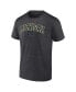 Фото #3 товара Men's Heather Charcoal Michigan Wolverines Campus T-shirt