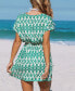 ფოტო #2 პროდუქტის Women's Geo Dolman Sleeve Cover-Up