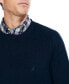 Фото #3 товара Men's Textured Crewneck Sweater