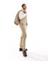 Фото #2 товара ASOS DESIGN skinny suit trouser in neutral