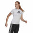 Фото #5 товара Футболка с коротким рукавом женская Adidas Primeblue D2M Logo Sport Белый