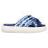 TOMS Alpargata Mallow Cro Tie Dye Platform Womens Blue Casual Sandals 10017858T