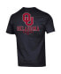 ფოტო #4 პროდუქტის Men's Black Oklahoma Sooners Stack 2-Hit T-shirt