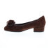 Фото #8 товара David Tate Quick Womens Brown Suede Slip On Ballet Flats Shoes 8.5