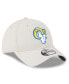 ფოტო #3 პროდუქტის Men's Khaki Los Angeles Rams Ram Head Playmaker 9TWENTY Adjustable Hat