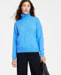 ფოტო #1 პროდუქტის Women's Turtleneck Sweater, Created for Macy's