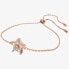 Фото #2 товара Swarovski Damen Armband Stella Drachenschliff, Stern, Weiß, Roségoldfarbe M 5645460