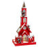 Фото #1 товара Новогоднее украшение Красный Деревянный дом 17 x 18 x 56 cm