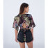 HURLEY Summer Palm Flounce Top Top