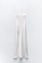 Фото #11 товара Платье миди в бельевом стиле ZARA