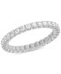 Фото #1 товара Кольцо Macy's Diamond Eternity Band in Platinum.