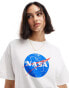 Фото #1 товара ASOS DESIGN oversized t-shirt with nasa licence graphic in white