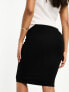 ASOS DESIGN Maternity jersey midi pencil skirt in black