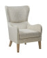 Arianna Fabric Swoop Wing Chair