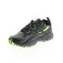 Фото #4 товара Fila Exhibition 5 1JM01268-056 Mens Black Leather Athletic Hiking Shoes 9.5