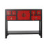 Фото #2 товара Журнальный столик DKD Home Decor Ель Черный Красный MDF Восточный 95 х 25 х 78,5 см