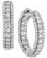 ფოტო #2 პროდუქტის Diamond In & Out Hoop Earrings (2-3/4 ct. t.w.)