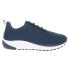 Propet Tour Knit Lace Up Mens Blue Sneakers Casual Shoes MAA252MNVY