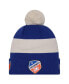 Men's Blue FC Cincinnati 2024 Kick Off Collection Cuffed Knit Hat with Pom