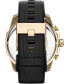 Men's Only The Brave Black Leather Strap Watch 51x59mm