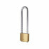 Key padlock Yale Brass Rectangular Golden