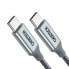 Фото #2 товара Kabel przewód USB Typ C - USB Typ C 5A 100W PowerDelivery 480Mbps 1.8 m szary