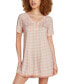 ფოტო #1 პროდუქტის Women's Lovely Morning Gingham Sleepshirt