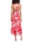 Фото #2 товара Платье Iro Strappy Back Silk & Linen-Blend Midi для женщин