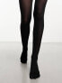 Фото #7 товара Vero Moda 40 denier 2 pack tights in black