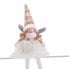 Фото #3 товара Новогодний декор Shico Новогоднее украшение Белый Разноцветный полистоун песок Ткань Ангел 17 x 14 x 49 см