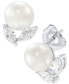 Фото #3 товара Серьги Arabella Freshwater Pearl & Zirconia Studs