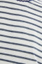 Фото #12 товара Футболка Koton Oversize Stripe Crop Navy