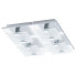 Фото #2 товара Настенный светильник EGLO A-271627 Design Chrom-Transparent-Weiß 4 x 2,5 Вт LED 180 лм 3000K 1,67 кг 270x270x65 мм