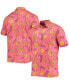 ფოტო #1 პროდუქტის Men's Cardinal Distressed Iowa State Cyclones Vintage-Like Floral Button-Up Shirt