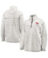 ფოტო #2 პროდუქტის Women's Gray Tampa Bay Buccaneers Sherpa Quarter-Zip Pullover Jacket